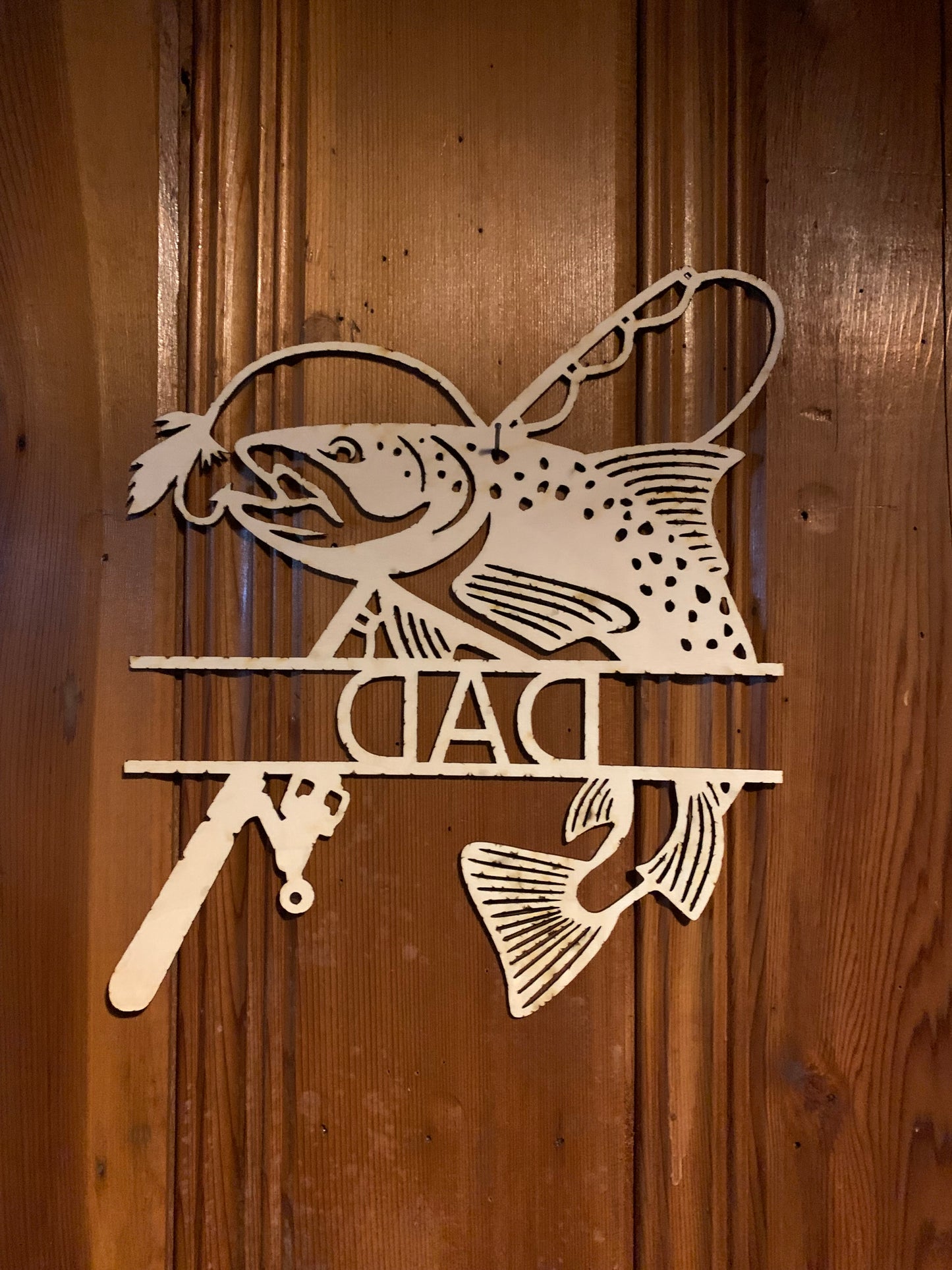 Fishing sign - Dad or Grandpa