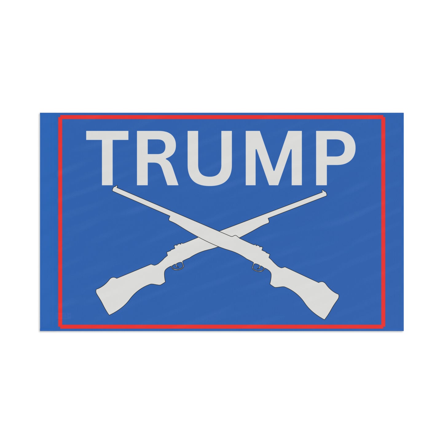 Trump Rifle Flag