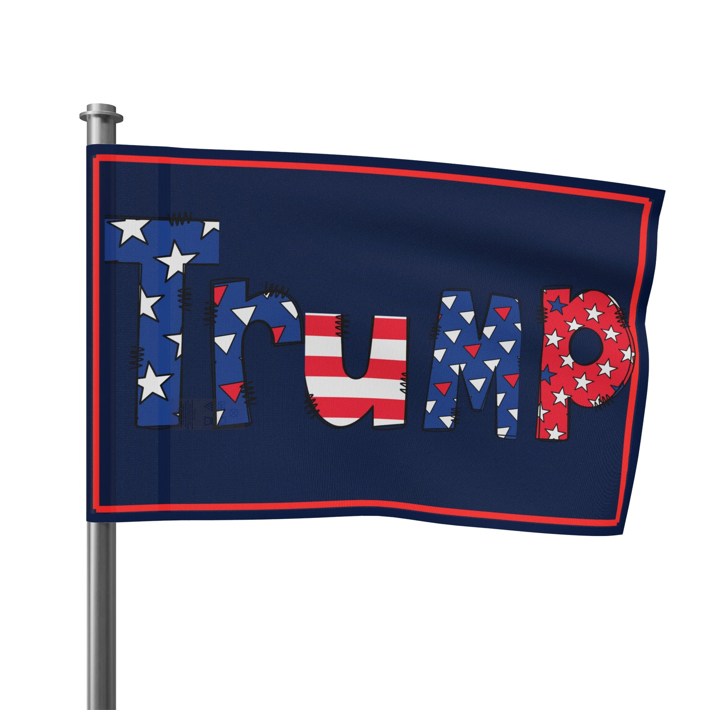 Trump Name Flag
