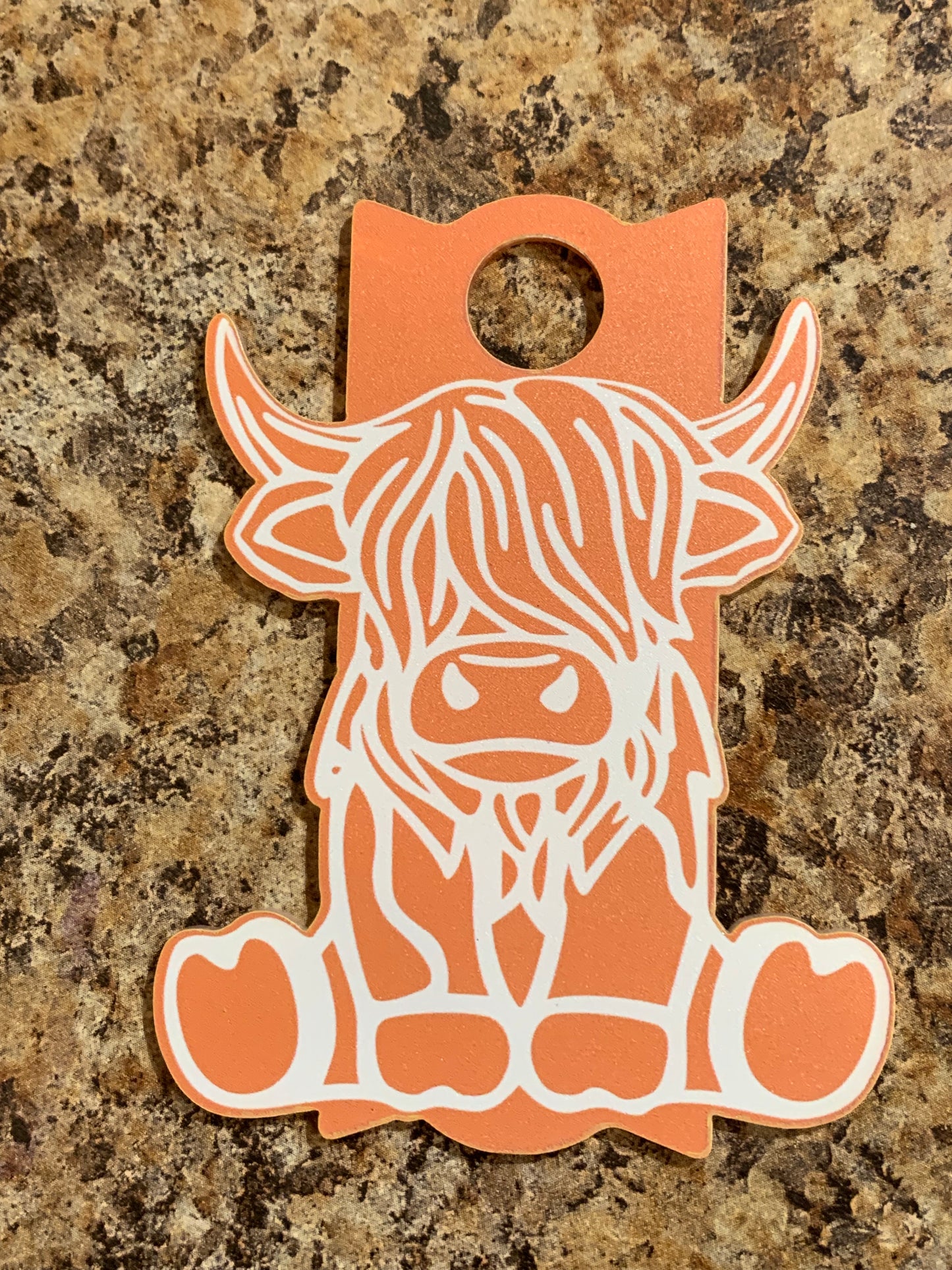 Highland Cow 40 oz tumbler topper (fits Stanley 40 oz)