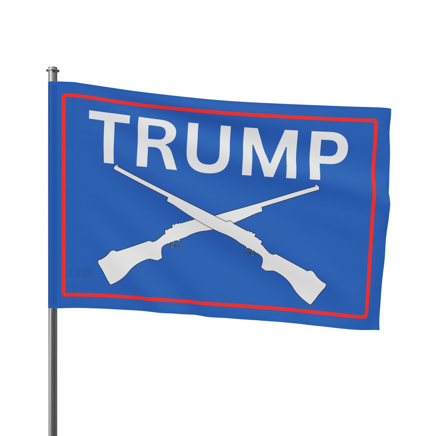 Trump Rifle Flag