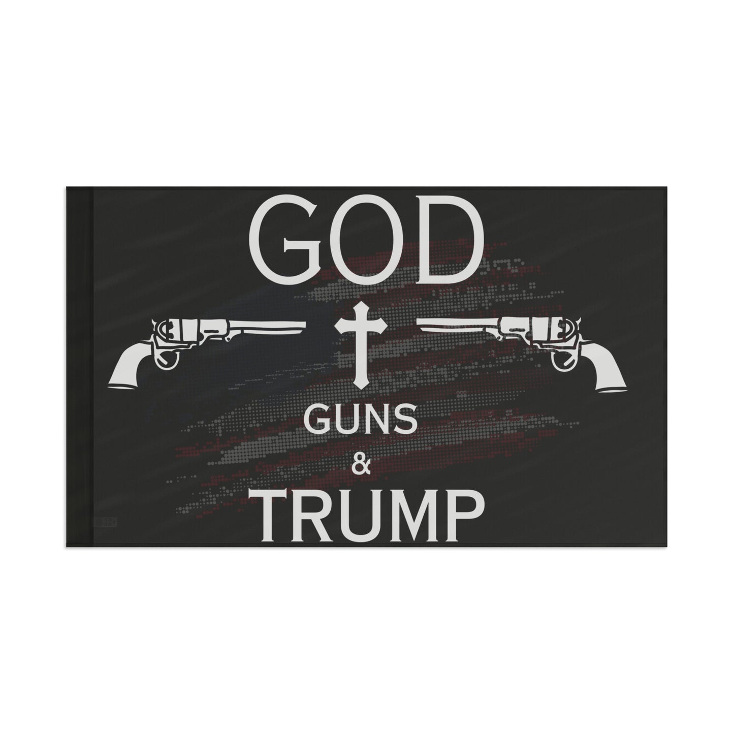 GOD GUNS & TRUMP Flag in three sizes
