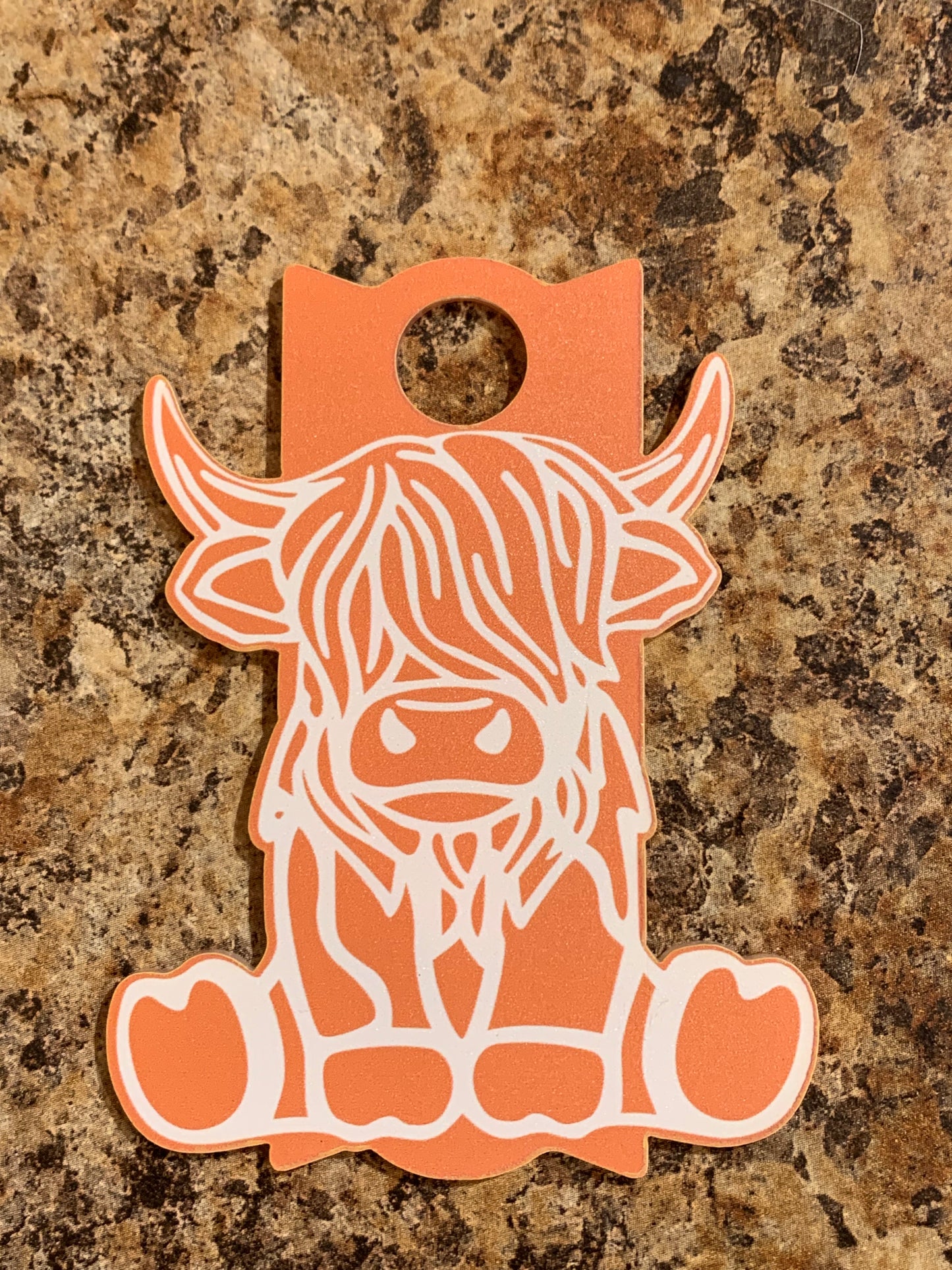 Highland Cow 40 oz tumbler topper (fits Stanley 40 oz)