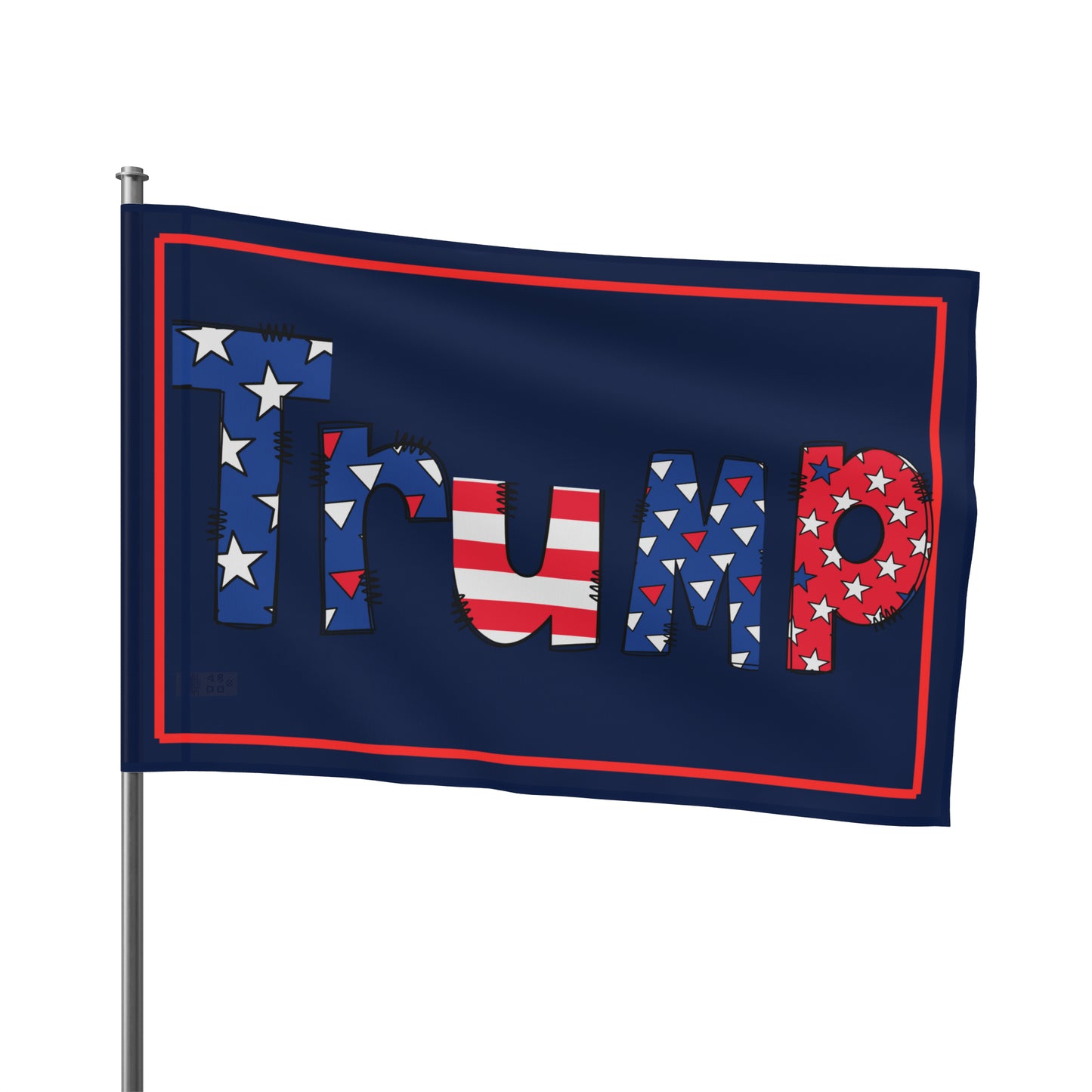 Trump Name Flag