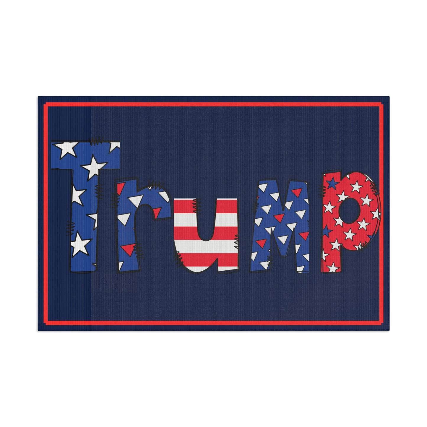 Trump Name Flag