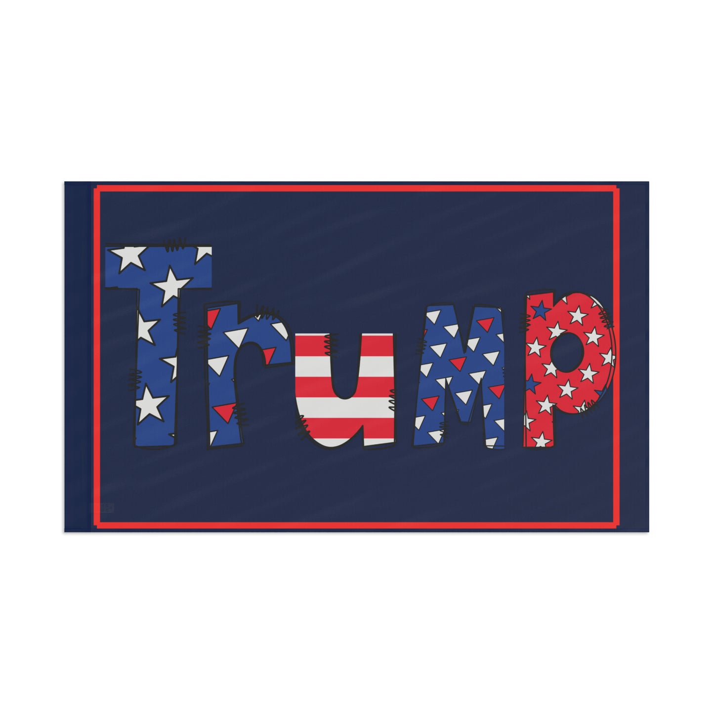 Trump Name Flag