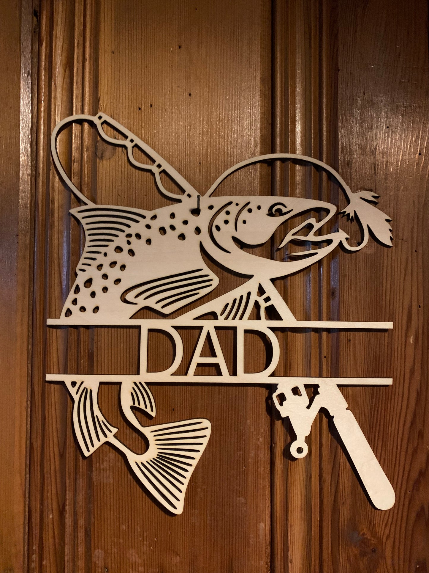 Fishing sign - Dad or Grandpa