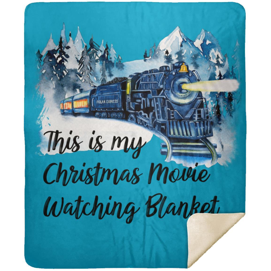 "Christmas Movie Watching Blanket" Sherpa Blanket