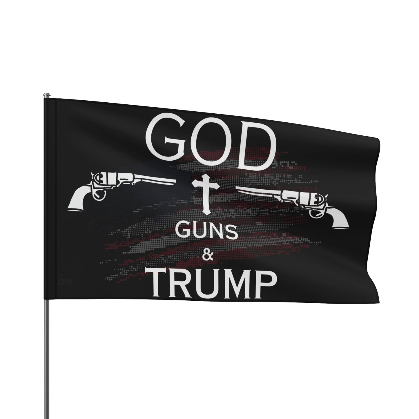 GOD GUNS & TRUMP Flag in three sizes