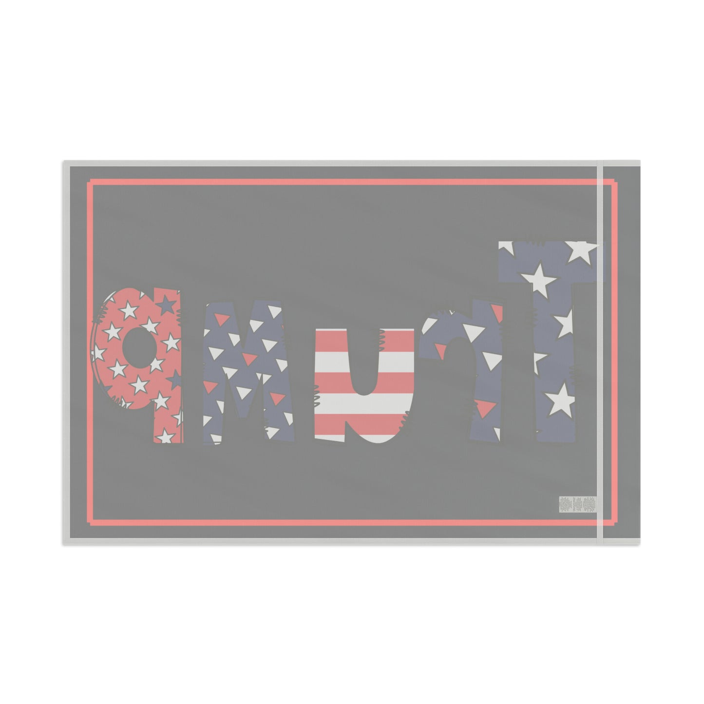 Trump Name Flag