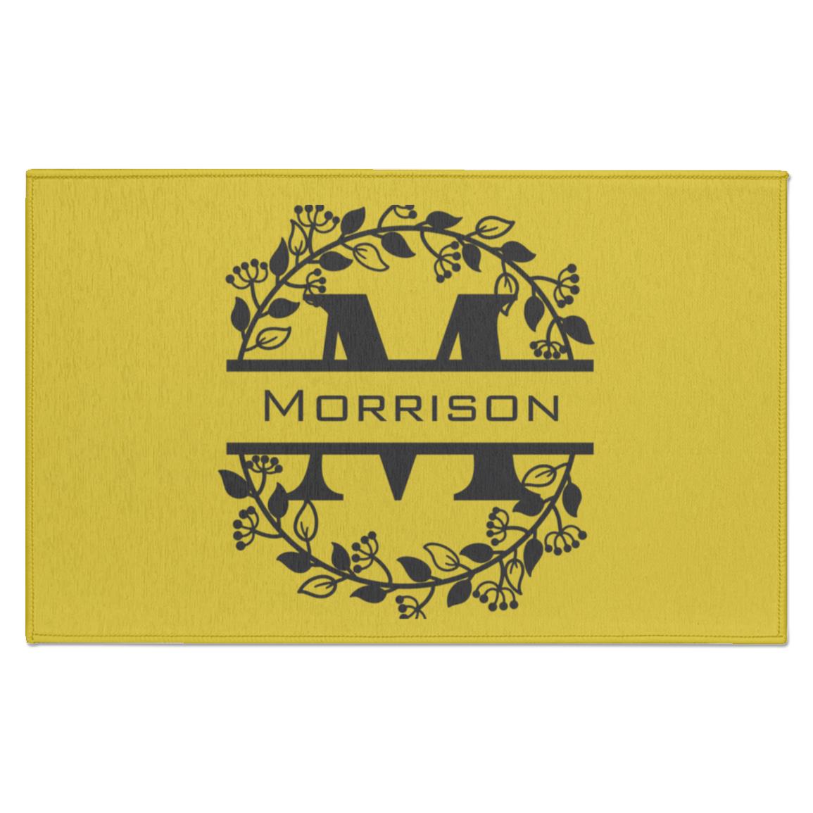 Morrison Monogrammed Indoor Doormat