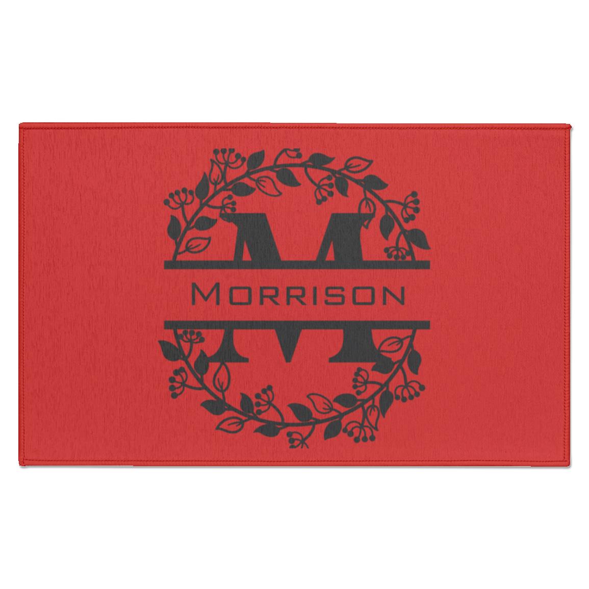 Morrison Monogrammed Indoor Doormat