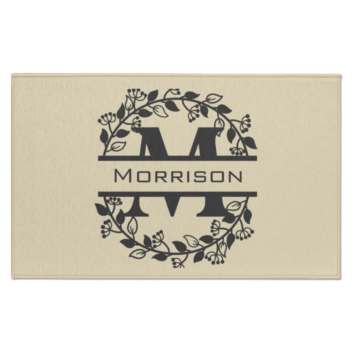 Morrison Monogrammed Indoor Doormat