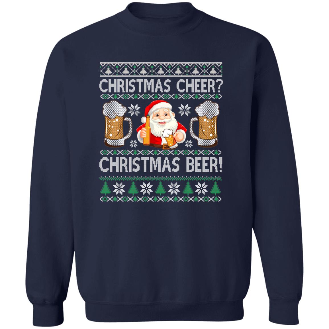 5 Christmas Cheer ? Ugly Sweater Sweatshirt 8 oz (Closeout)