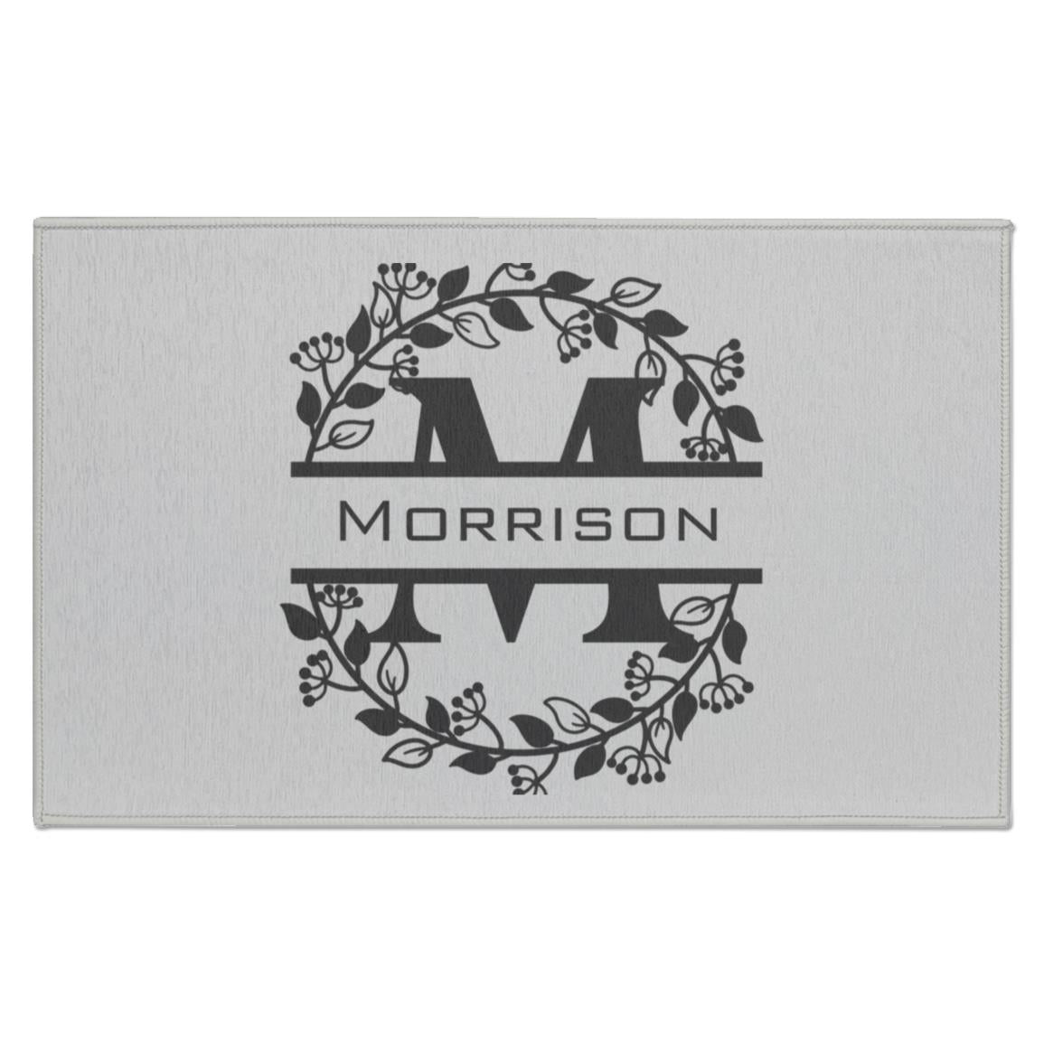 Morrison Monogrammed Indoor Doormat