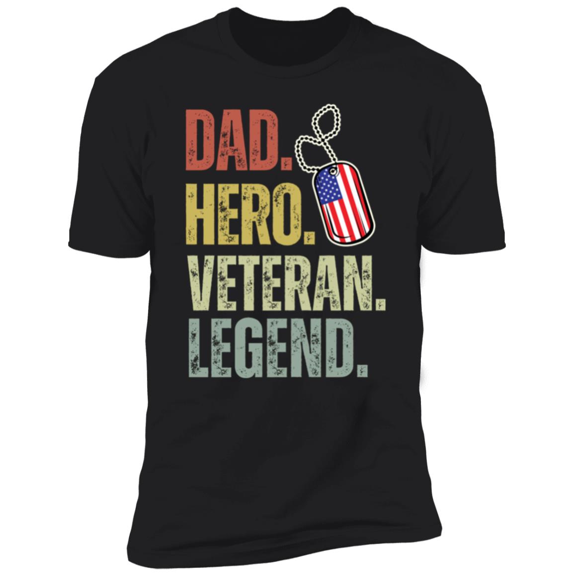 Dad Veteran Premium Short Sleeve T-Shirt
