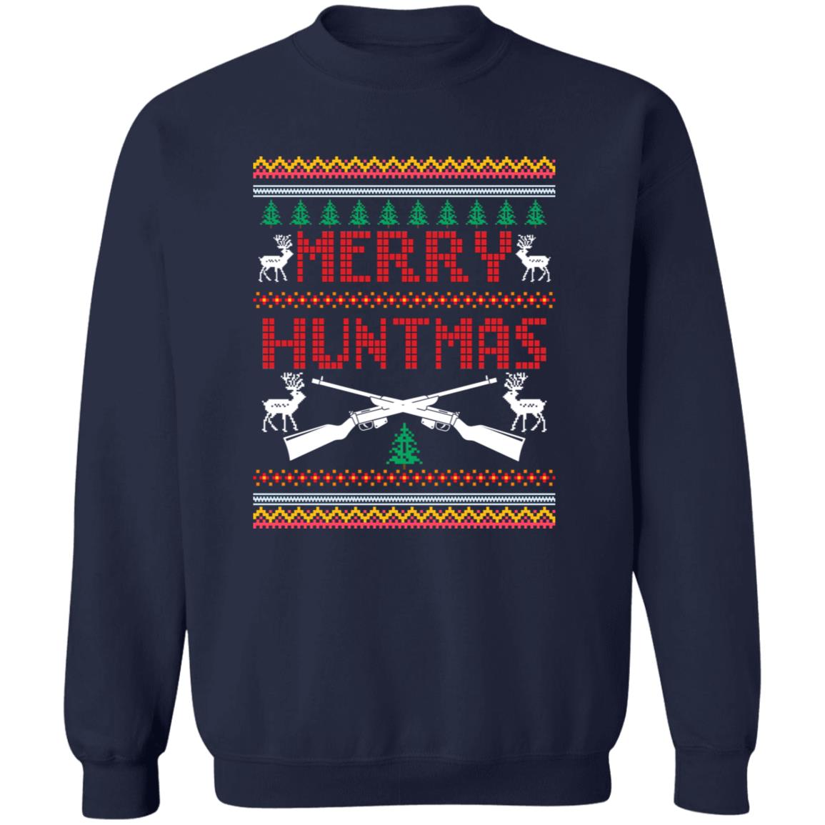 Merry Huntmas Sweatshirt 8 oz