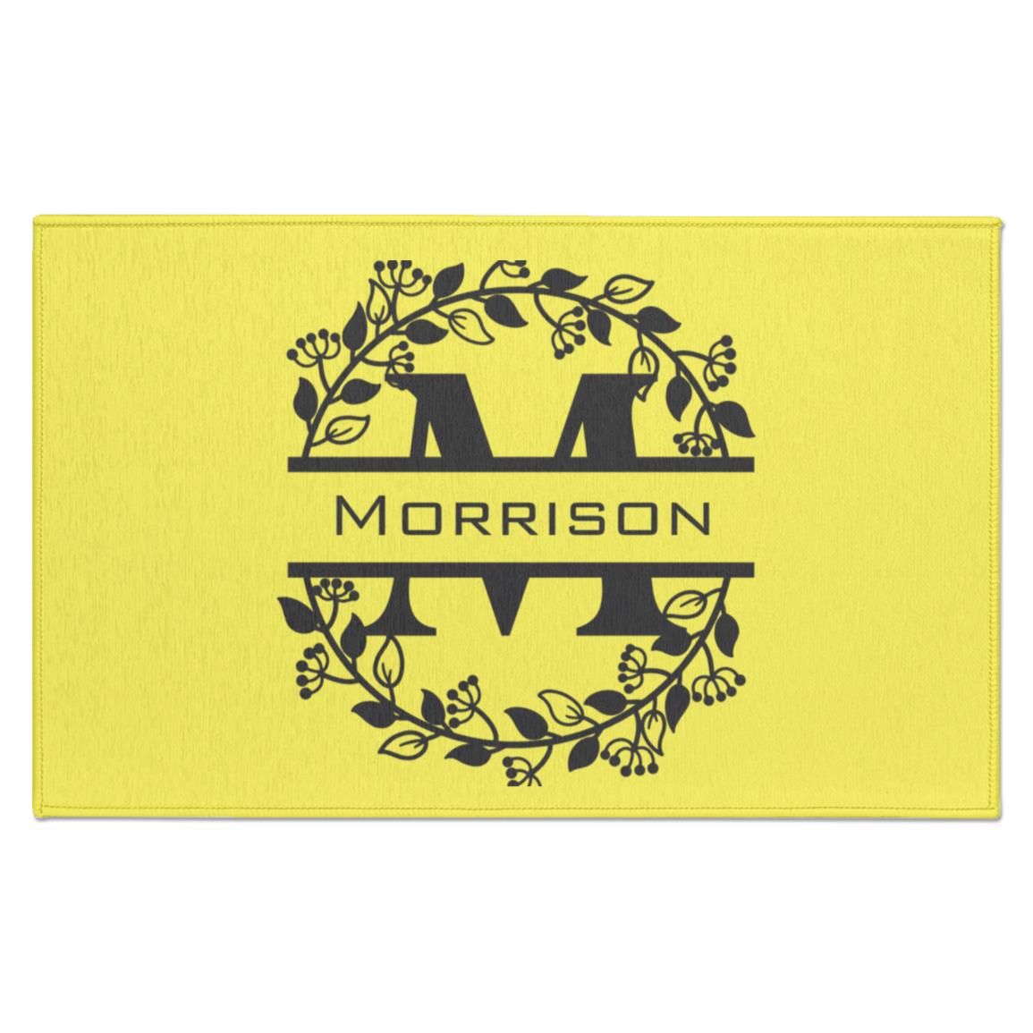 Morrison Monogrammed Indoor Doormat