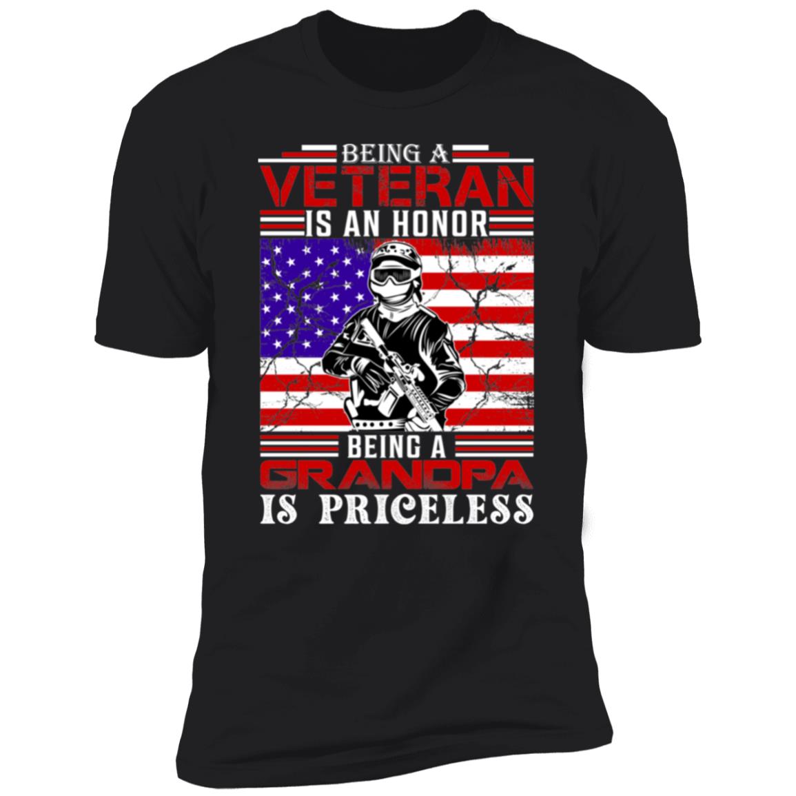 "Grandpa Veteran" Premium Short Sleeve T-Shirt