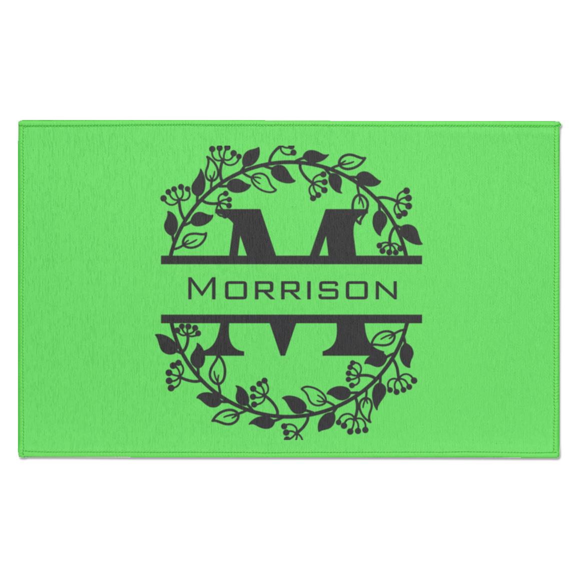 Morrison Monogrammed Indoor Doormat