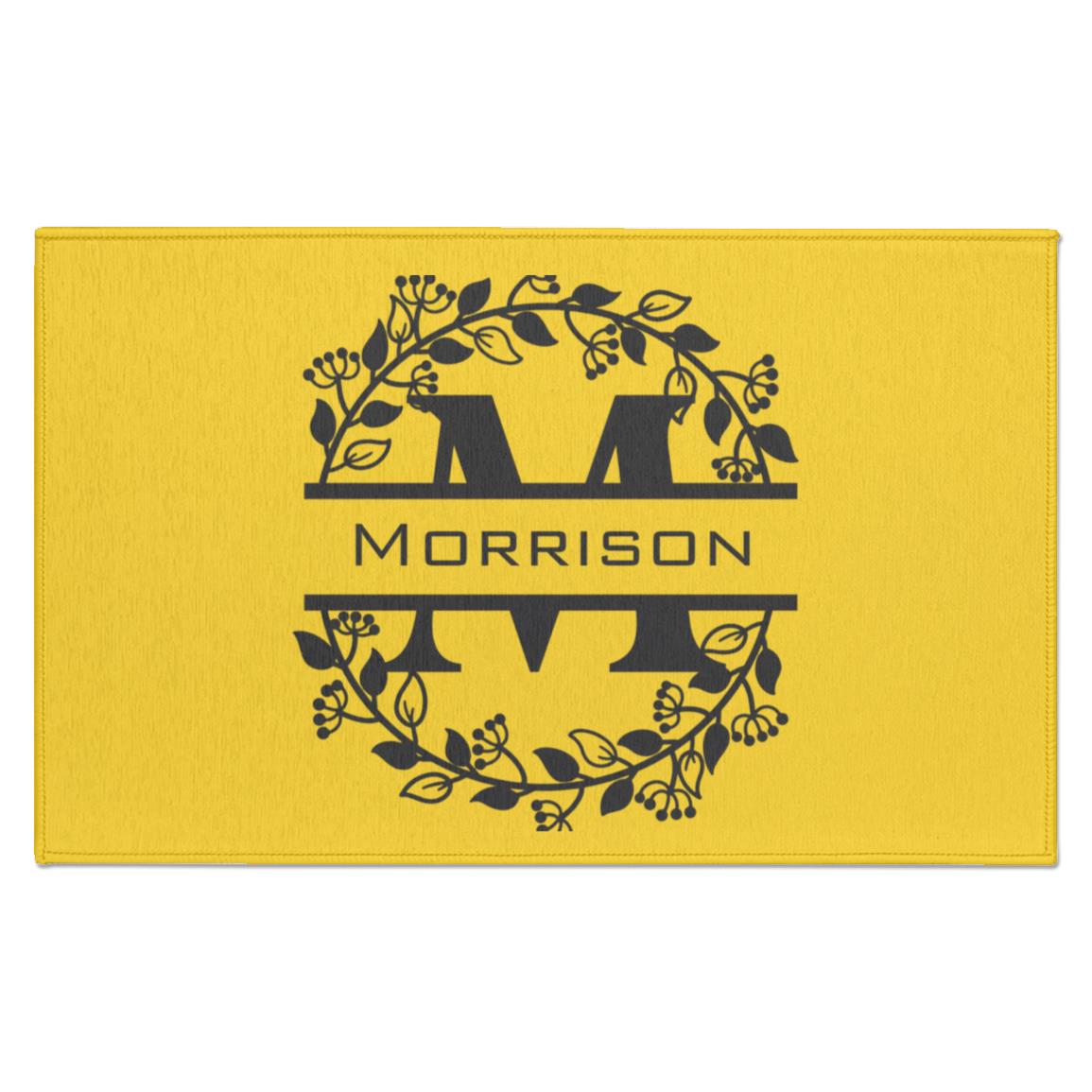 Morrison Monogrammed Indoor Doormat