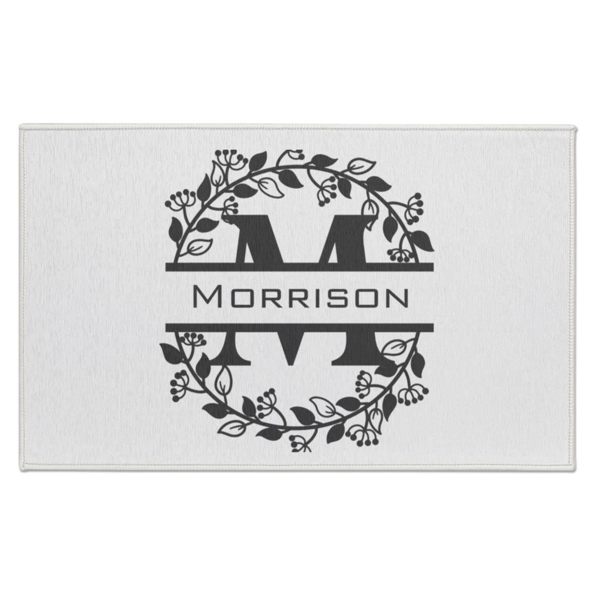 Morrison Monogrammed Indoor Doormat