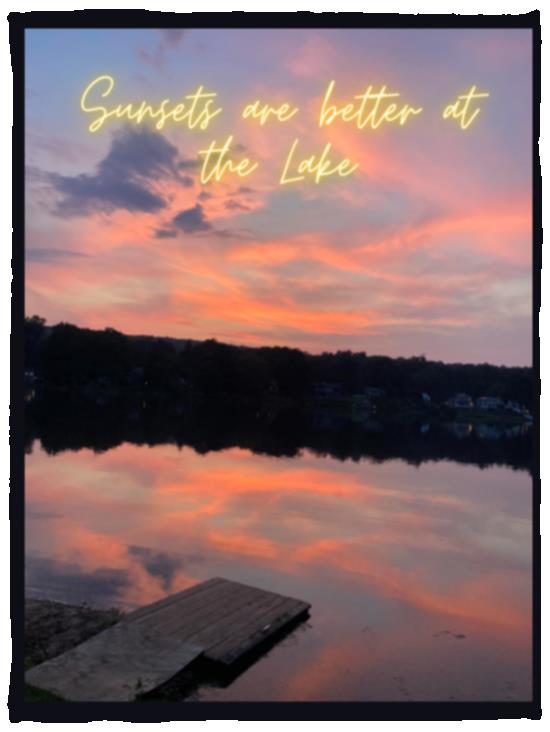 sunsets are better at the lake (1) VPS Cozy Plush Fleece Blanket - 30x40