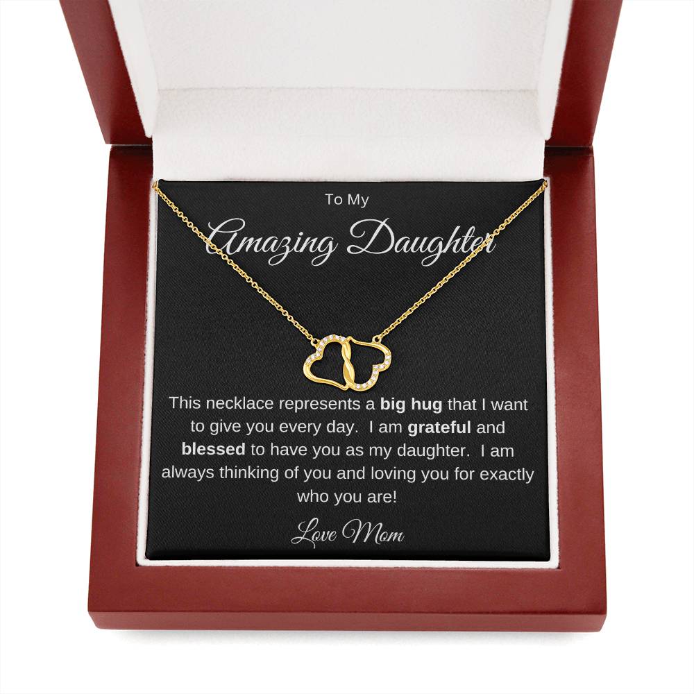 To My Amazing Daughter- Love Mom- Necklace