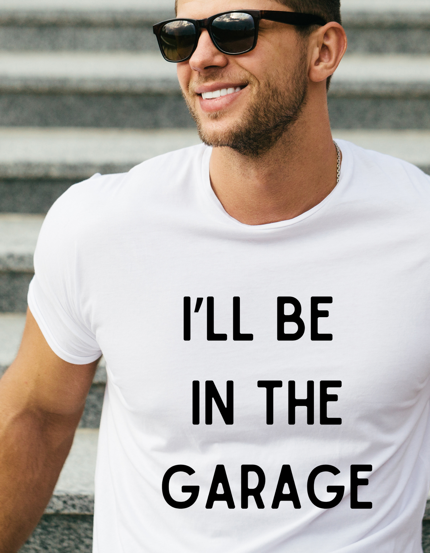 I’LL BE IN THE GARAGE T Shirt and Hoodie Options-