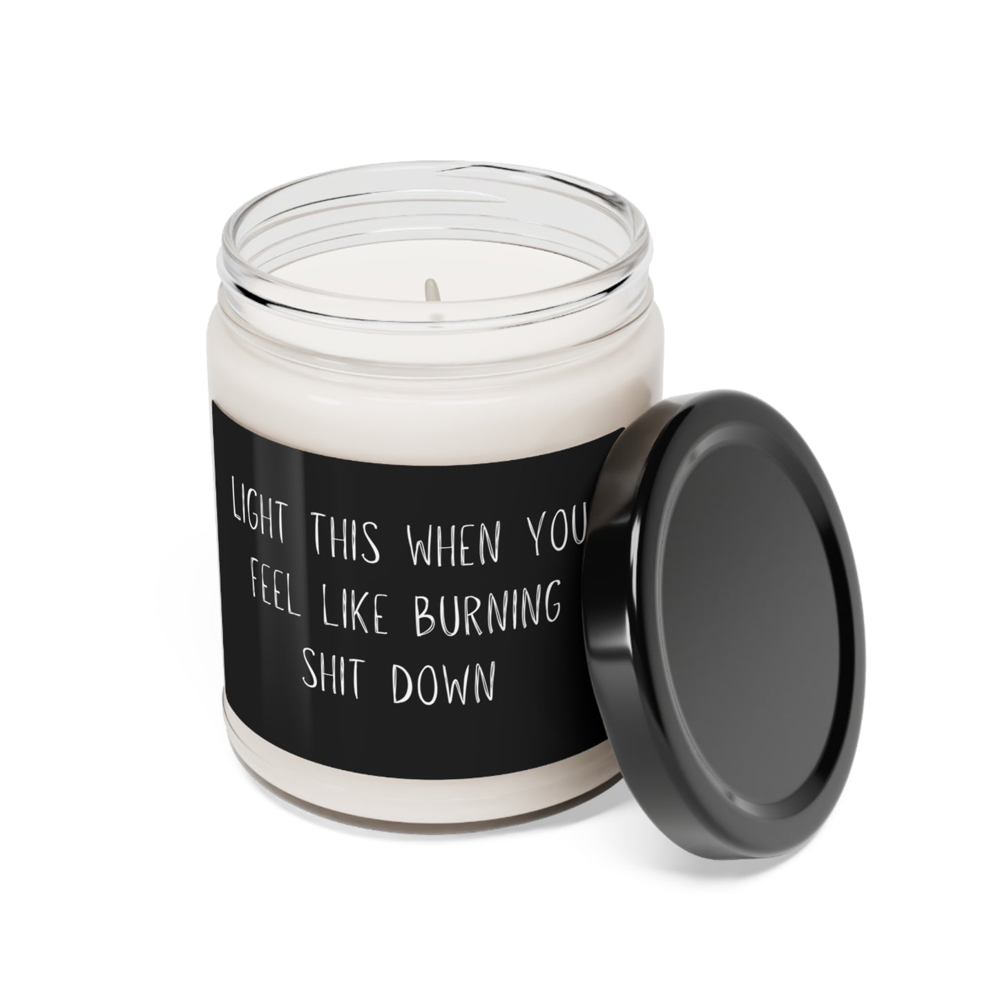 Light this When You Feel Like Burning Shit Down Soy Candle, 9oz