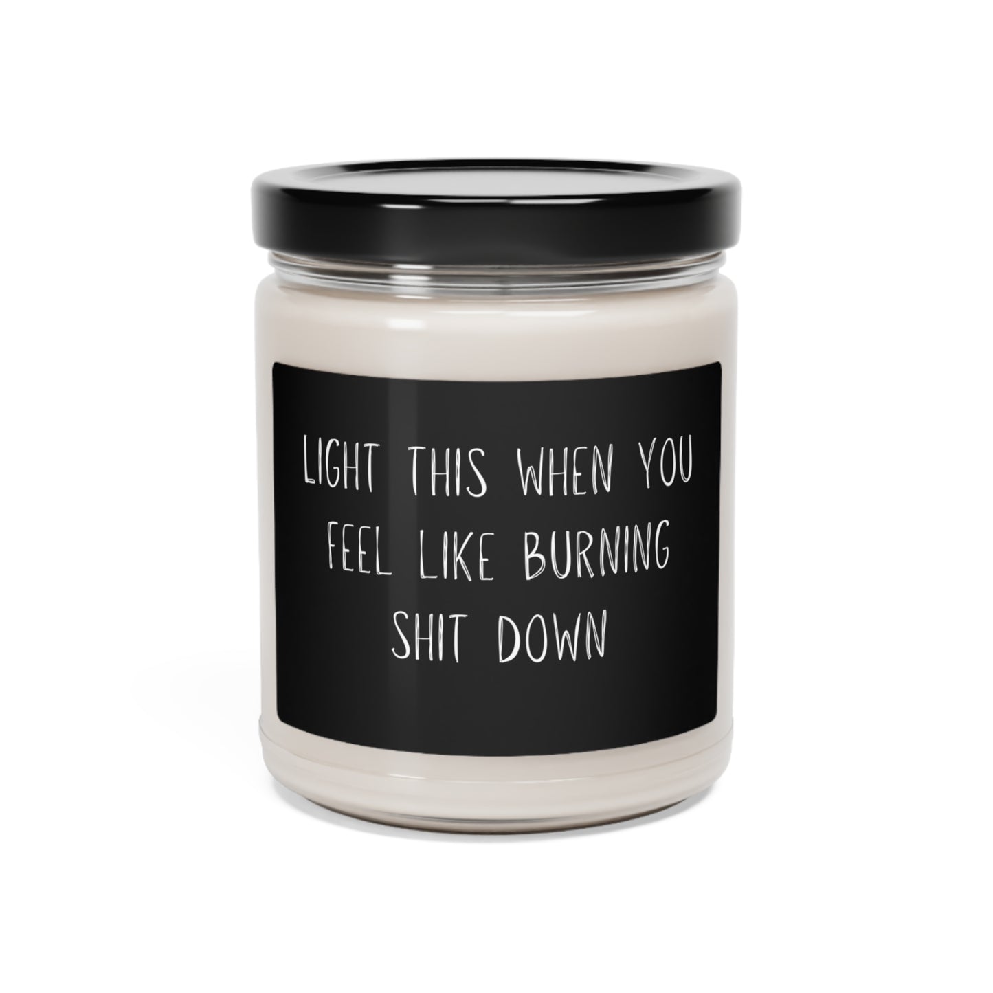 Light this When You Feel Like Burning Shit Down Soy Candle, 9oz