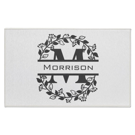 Morrison Monogrammed Indoor Doormat