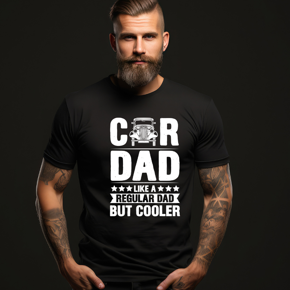 Car Dad Premium Short Sleeve T-Shirt  Gift for DAD