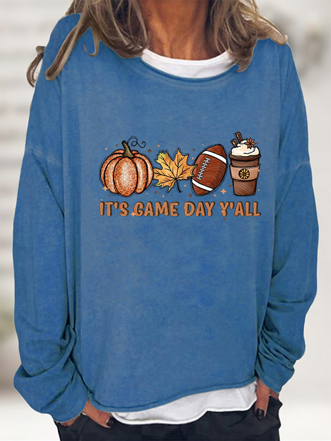 IT'S GAME DAY Y'ALL Graphic Sweatshirt