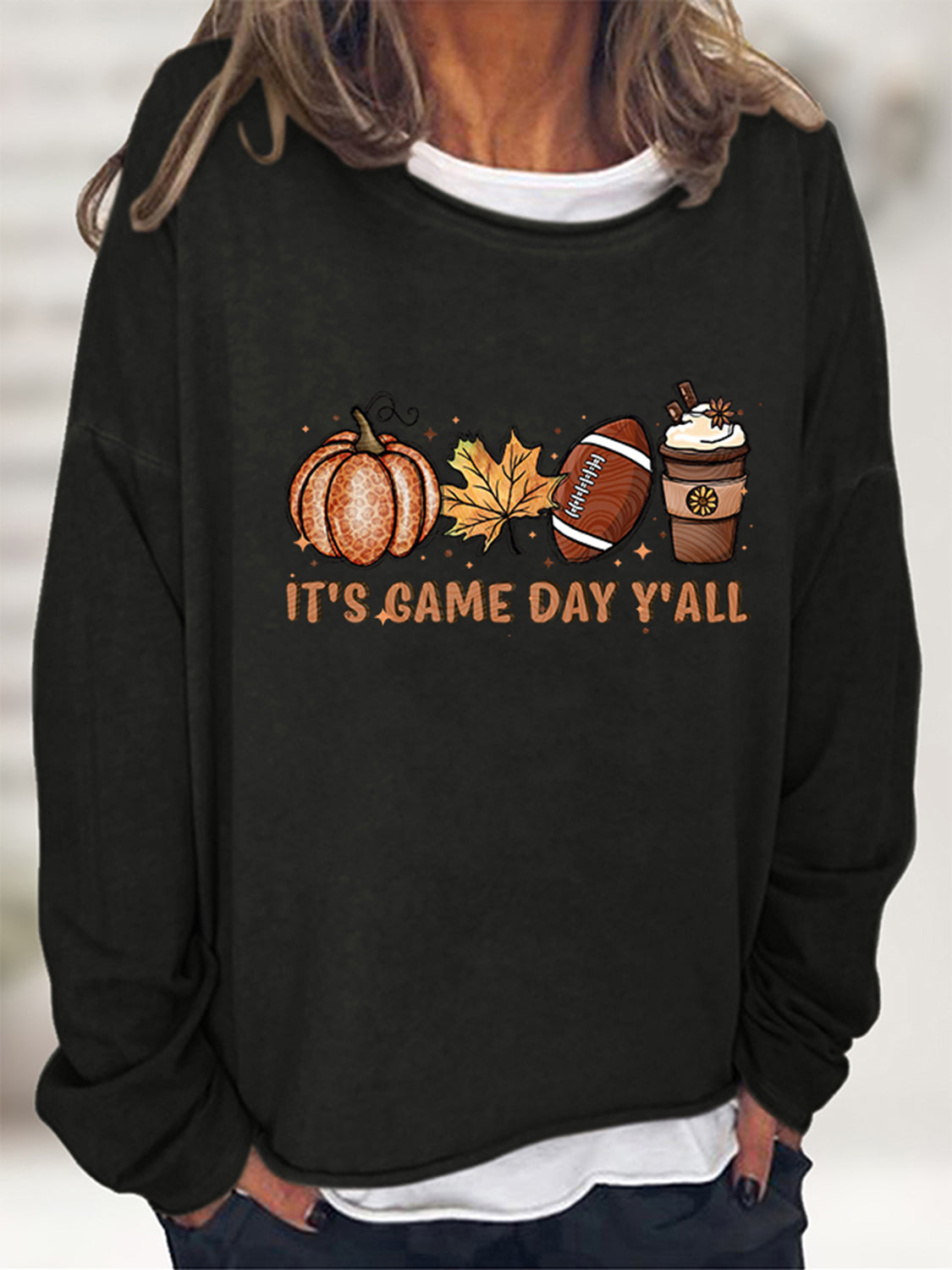 IT'S GAME DAY Y'ALL Graphic Sweatshirt